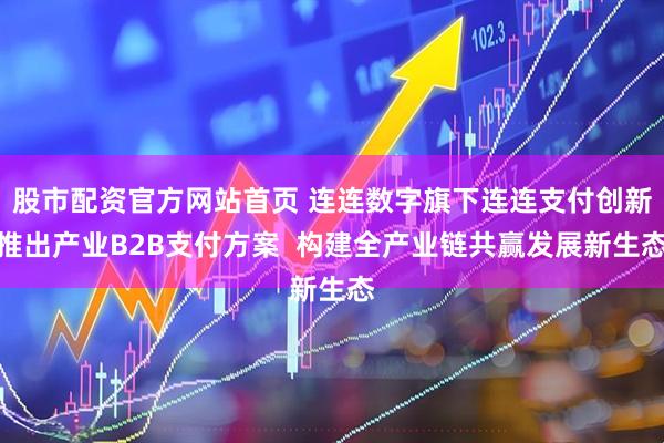 股市配资官方网站首页 连连数字旗下连连支付创新推出产业B2B支付方案  构建全产业链共赢发展新生态